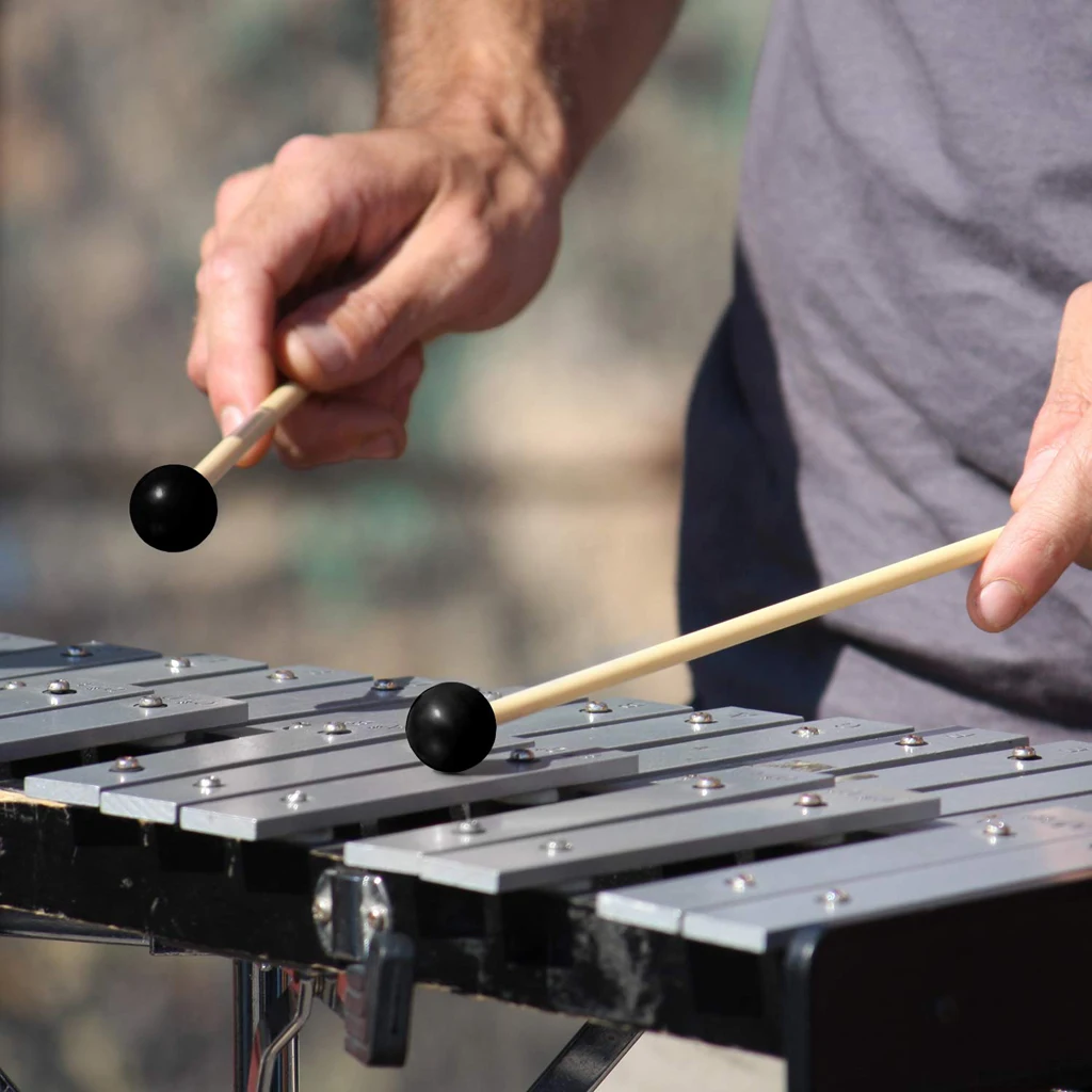 Набор из 2 резиновых молотков Maple Marimba Mallets 365 мм для взрослых начинающих
