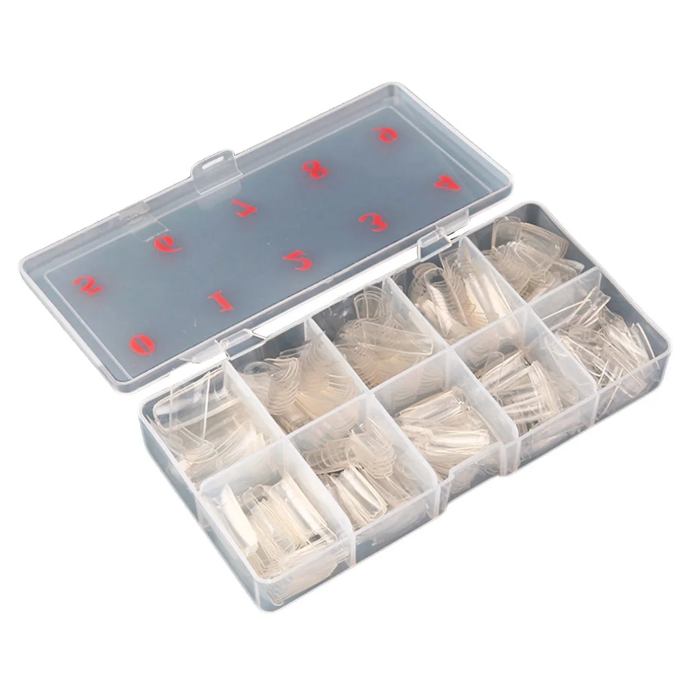 

2019 New 500Pcs Long Art Nails Extension Professional Fasle Nail Art Fingernail Full Coverage Manicure Tip Decor