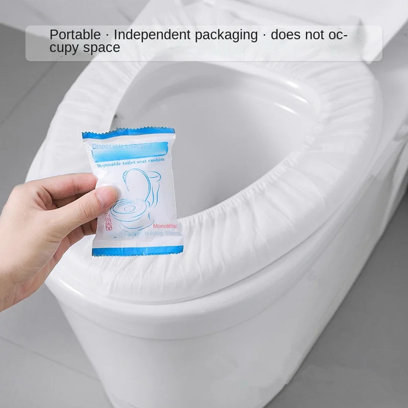 

2021 Новое Женское одноразовое сиденье для унитаза, дорожный домашний чехол для унитаза, паста, Подушка для беременных, бумажная портативная ...