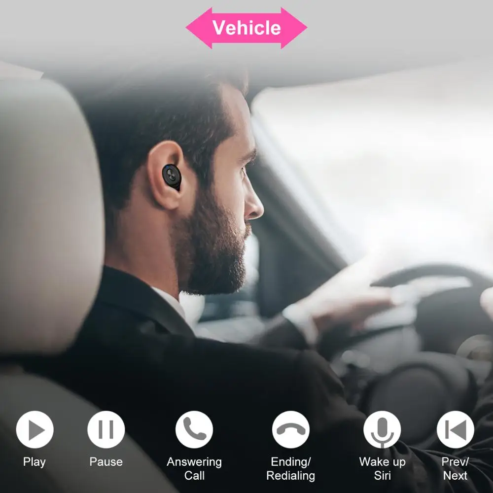 Bluetooth-гарнитура 5 0 с USB-зарядкой Спортивные Беспроводные стереонаушники