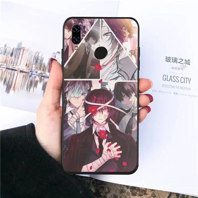 

Bungou Stray Dogs anime Phone Case For Huawei honor Mate P 10 20 30 40 Pro 10i 9 10 20 8 x Lite Luxury brand shell funda coque