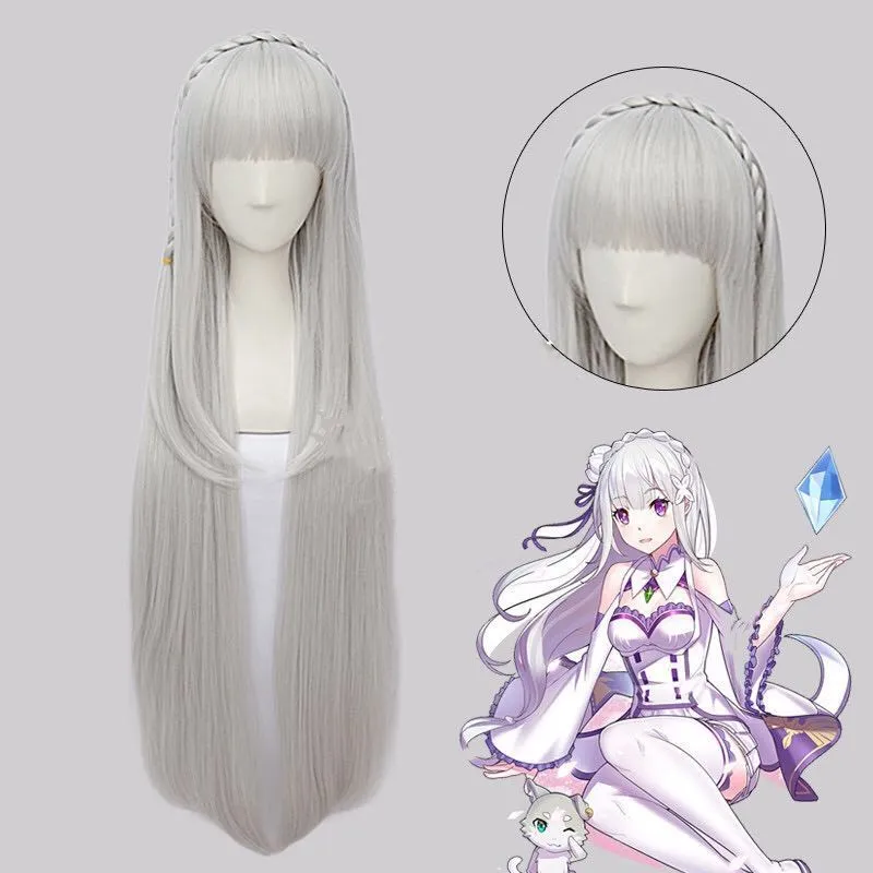 Парик женский для косплея из аниме Re:Zero Start Life in other World |