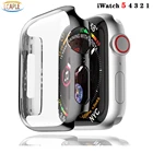 Чехол для Apple Watch, чехол 44 мм 40 мм iwatch 42 мм 38 мм, защитный бампер из поликарбоната для экрана, аксессуары для iwatch series 5 4 3 2 3844 мм