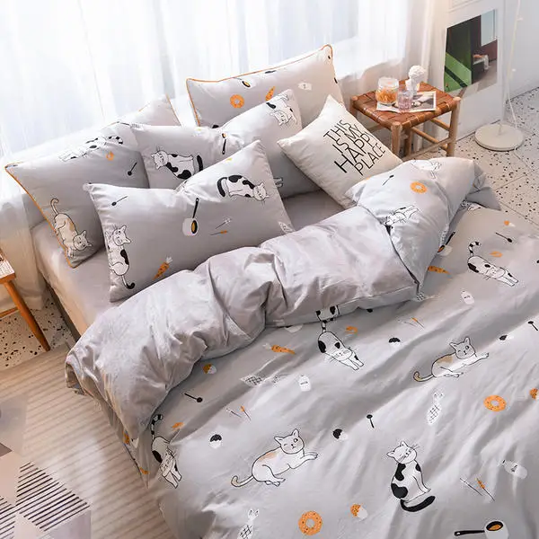 1 шт. постельный комплект Зимний теплый хлопок/фланель пододеяльник спальные