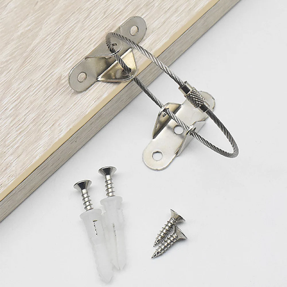 

Kids Toddler Accessories Falling Prevent Removable Furniture Straps Drawer Protection Metal For Baby Proofing Locks Pet Cabinet