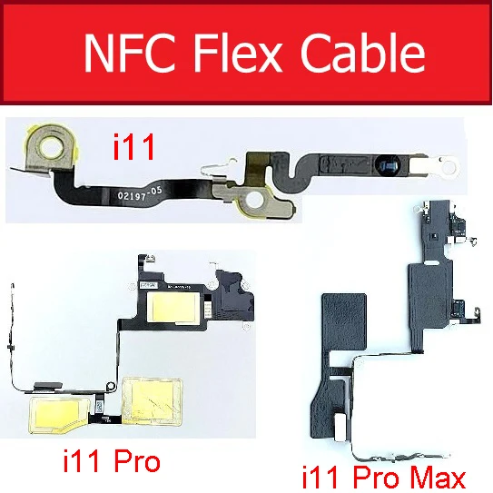 NFC Wifi антенна для iPhone 11/11 Pro/11Pro Max Wi-Fi GPS сигнала гибкий кабель Запасные Запчасти |