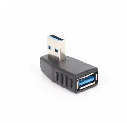 90 degrees to the Vertical Left Angle USB 3.0 Male Female M/F Connector Adapter | Компьютеры и офис