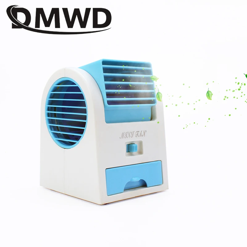 DMWD USB Батарея двойного назначения мини Кондиционер охлаждающий вентилятор