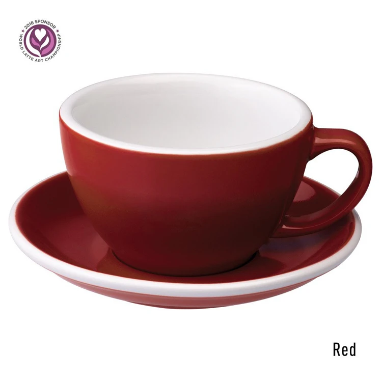 Европейская керамическая кофейная чашка блюдце простота пенька эспрессо латте