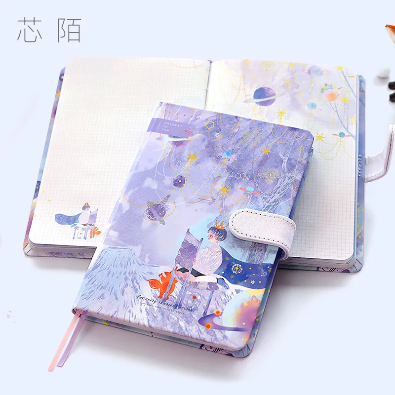 A5 Note book Little Prince Fairy Tail Beautiful Notebook Colored Pages Students Gift Lovely Diary Planner Agenda | Канцтовары для