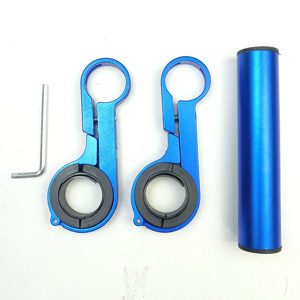 Blue 10cm Когда-нибудь велосипедный руль расширитель горное крепление MTB велосипед руль расширитель Дисплей Крепление Велоспорт фара кронштейн - Цвет: Blue 10cm