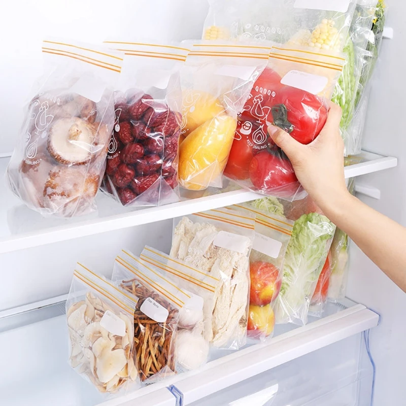 

Home Storage High Sealed Organizer Bag Clear Food Storage Wrap for Bread Fruits Vegetable Safe Contact Sealed Food Vacuum