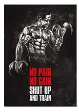 Больше стилей Бодибилдинг Мотивирующий на занятия фитнесом художественная