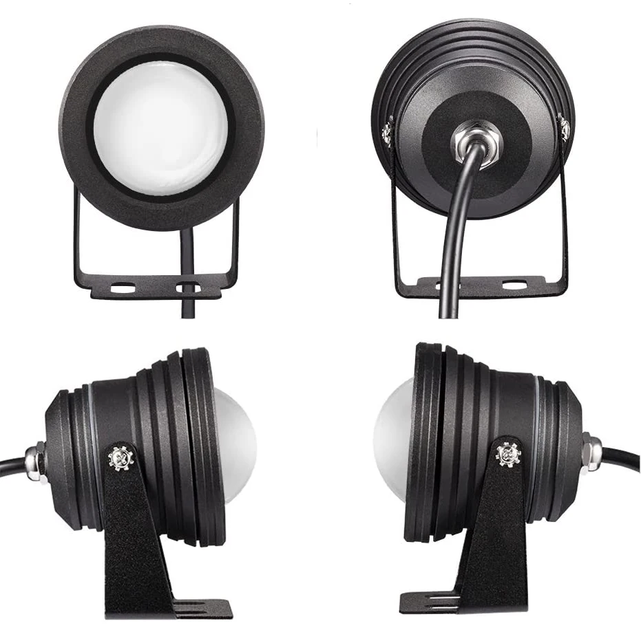 IP68 Водонепроницаемый 10 Вт 12 В светодиодный подводный фонтанный светильник 1000ЛМ