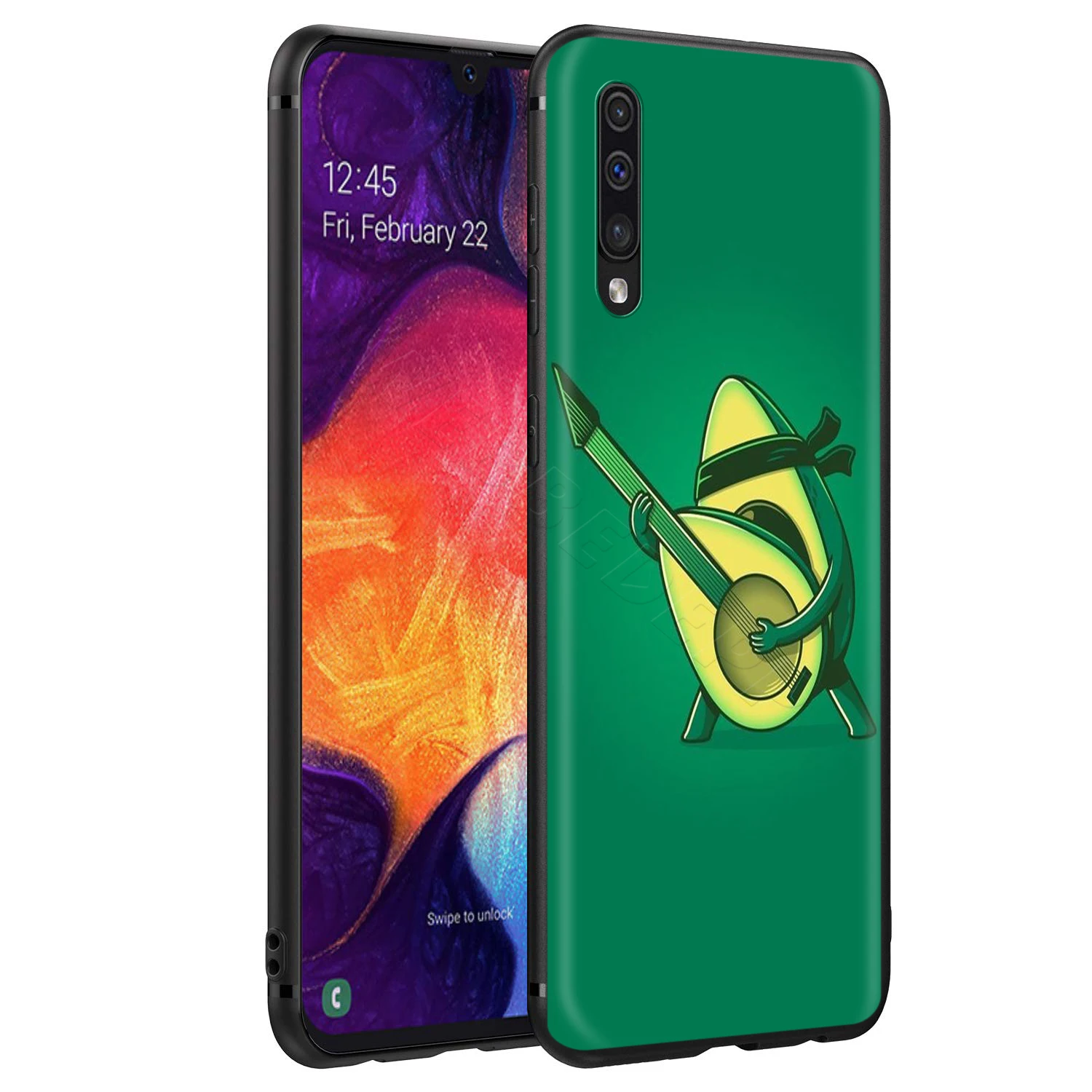 Webbedepp вкусный авокадо чехол для samsung Galaxy S7 S8 S9 S10 Edge Plus Note 10 8 9 A10 A20 A30 A40 A50 A60 A70