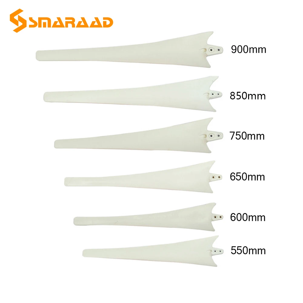 Высокопрочная ветряная мельница SMARAAD 550/600/650/750/850/900 мм черно-белая лопасти