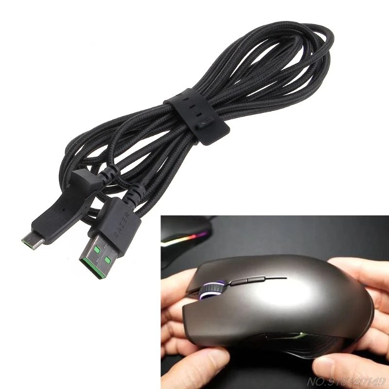 

Mouse Wire Mouse Cable for razer Lancehead Wireless Gaming Mouse USB Charging Flexible Cable D14 20 Dropshipping
