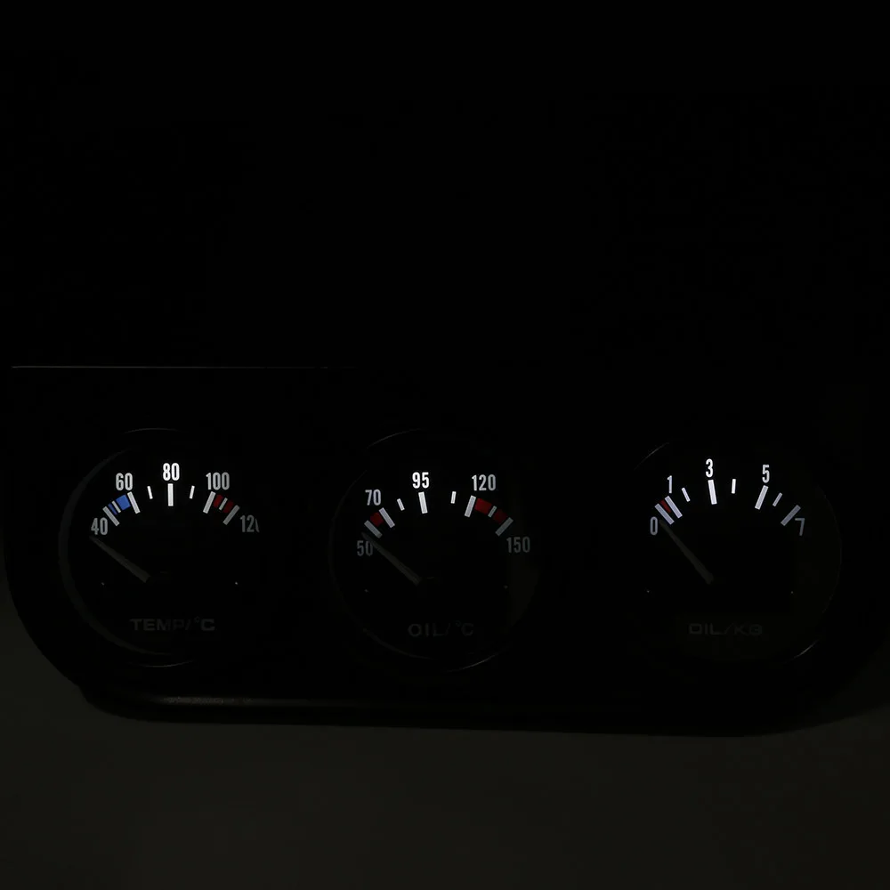 YOMI 52 мм 3 дюйма 1 измеритель температуры масла + Датчик воды Манометр давления