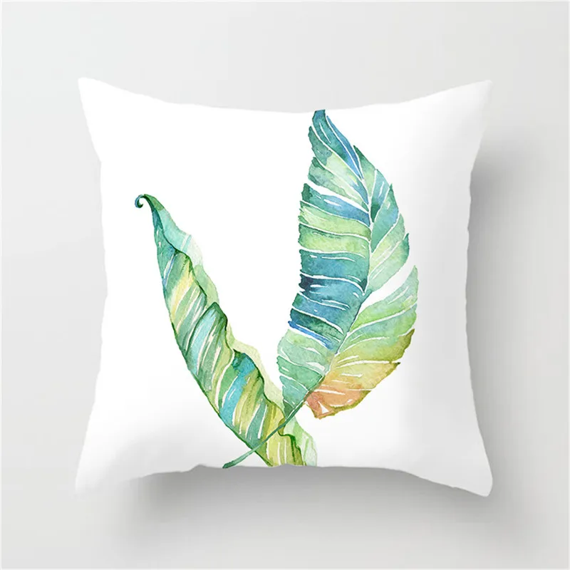 Чехол для подушки с рисунком растений Fuwatacchi наволочка ананасом КАКТУСОМ цветком