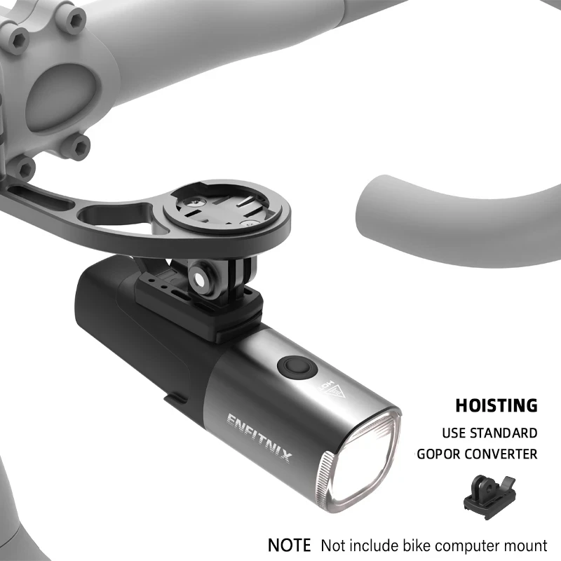 

2020 New Light Smart Headlights Enfitnix Navi800 USB Rechargeable Road Mountain Bike Smart Headlights 800 lumens long life time