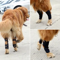 dog bandages dog leg knee hock brace straps protection for small dog joint bandage wrap dog medical supplies pet leg band