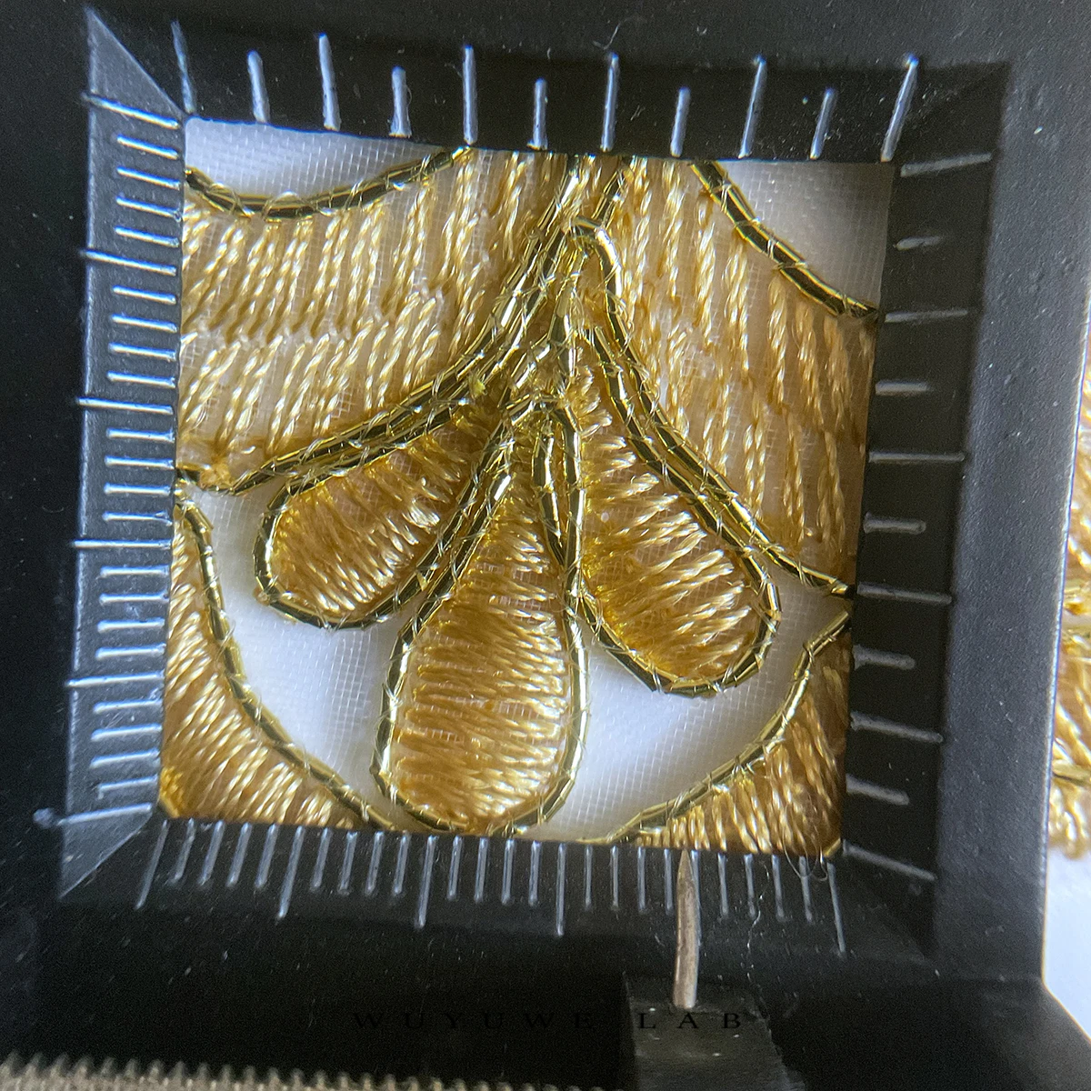 1 ярд золотистая искусственная Венеция отделка аппликация швейное ремесло для