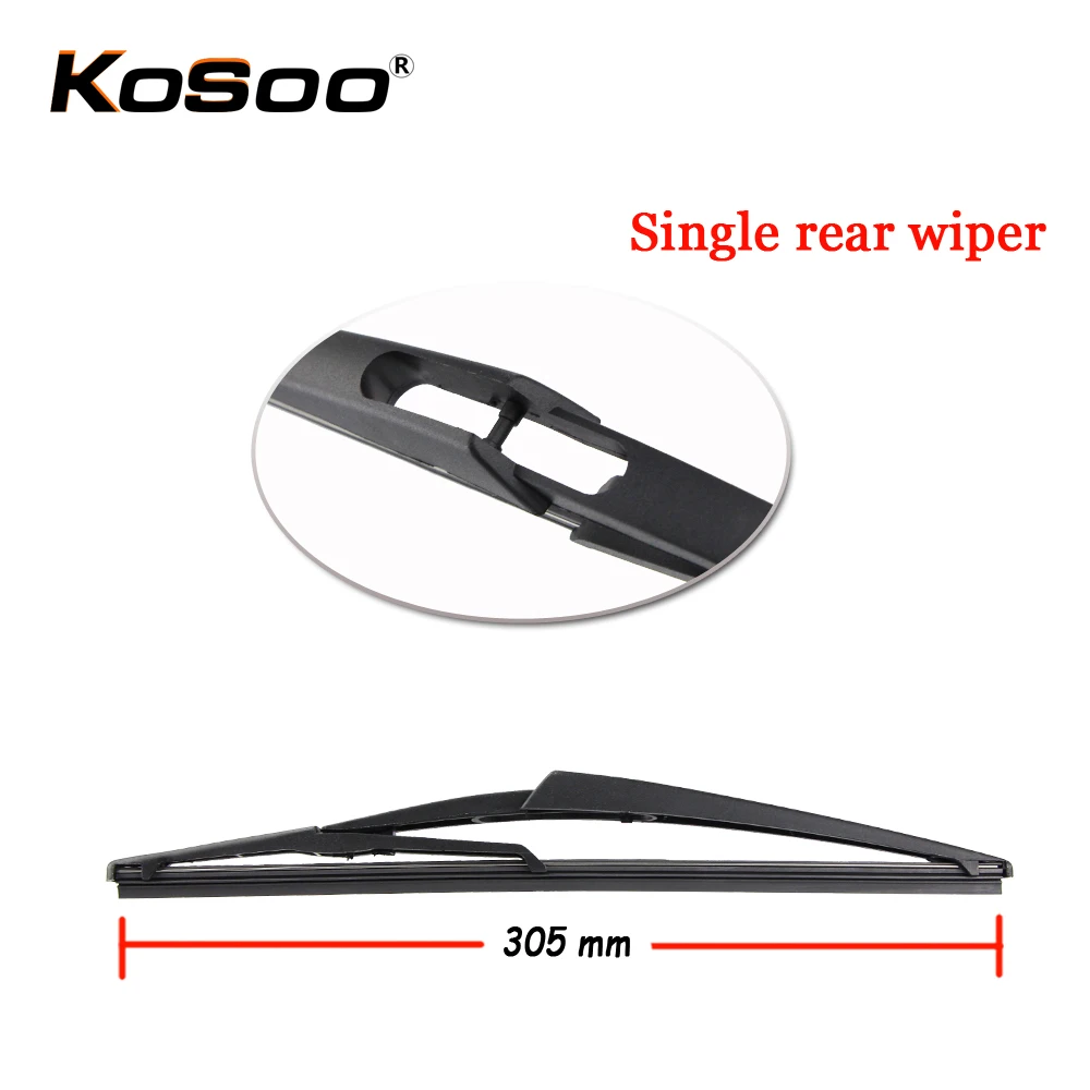 Автомобильные Задняя щетка автомобильного стеклоочистителя KOSOO для Nissan Cube 305 мм