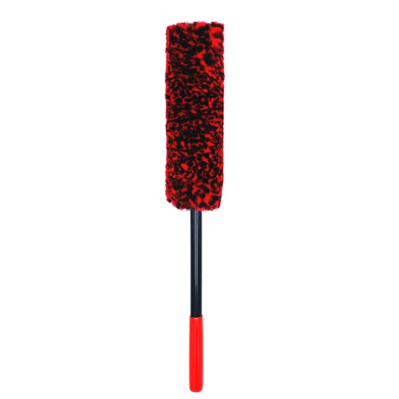 

Car Wheel Rims Cleaning Brush Original Wheel Woolies Brush Stick Tire Woolie Wooly Wand Engine Wash Cleaning Tool F-Best