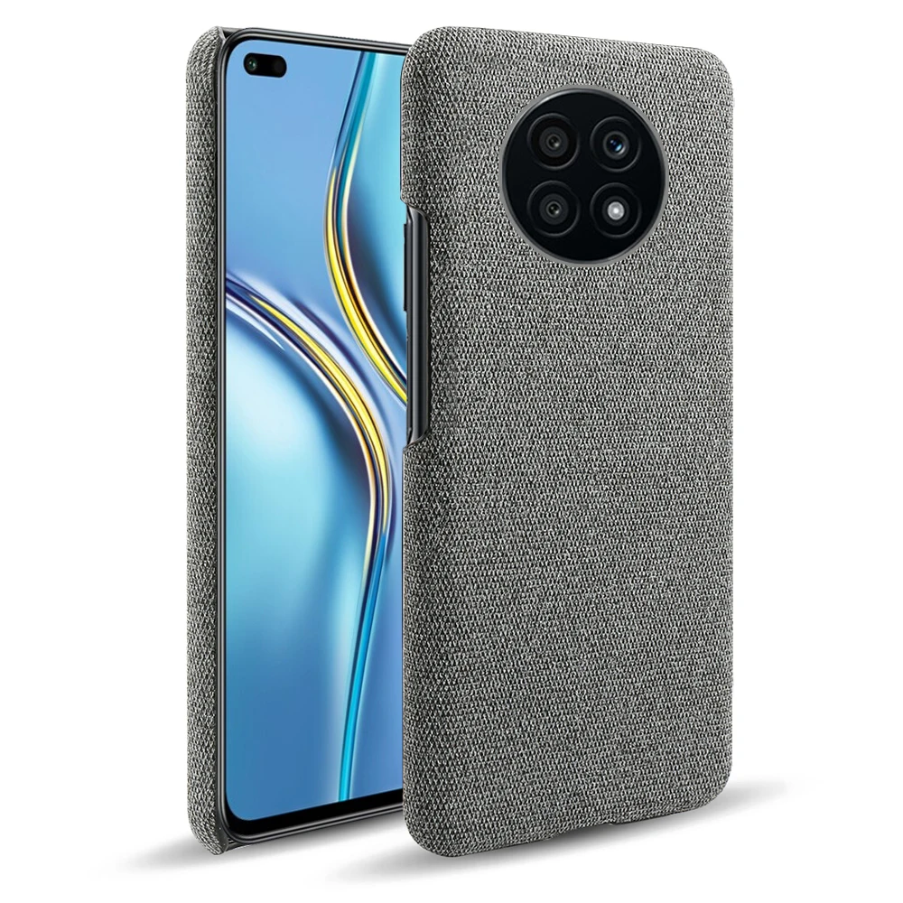 Тонкий матовый тканевый чехол для Huawei Honor 50 Lite противоскользящий легкий телефона