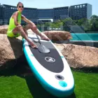 SUP320 320x78x15 см, надувная SUP доска. Доска для серфинга, сумка, весло, плавник, насос, ремонтный комплект, поводок для ноги