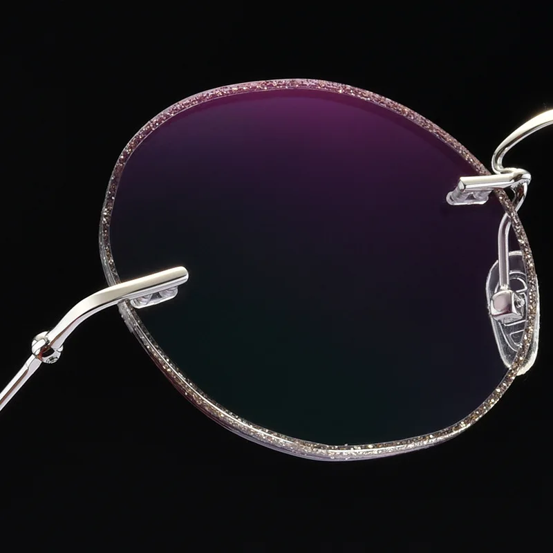 Круглые очки в оправе новые женские оптические Серебристые пудры Oculos очки Gafas Opticas Lesebrille очки