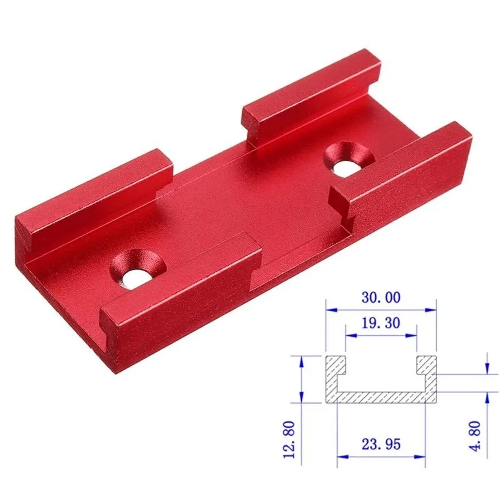 

80mm T-Slot T-track Connector Miter Track For Saw Router Table Woodworking Tool