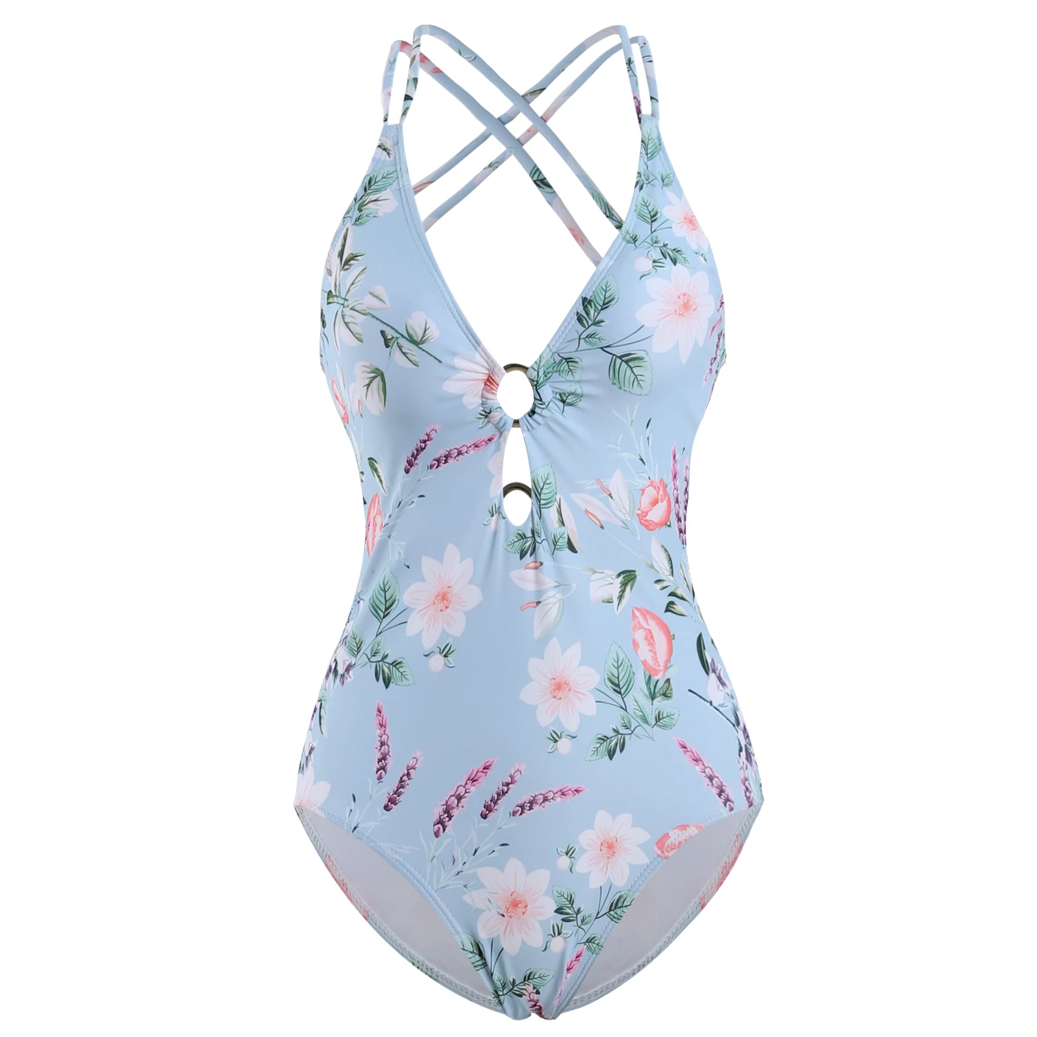 

Zipzop 2020 Sexy Deep-V One Piece Swimsuit Female Women Vintage Retro Bathing Suit Swimwear Backless Monokini Bandage Leopard