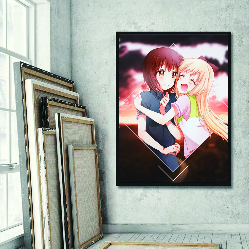 

Country House Hanging Pictures for Living Room Teen HD Anime Poster Home Decorative Painting Room Decoration Wall Painting