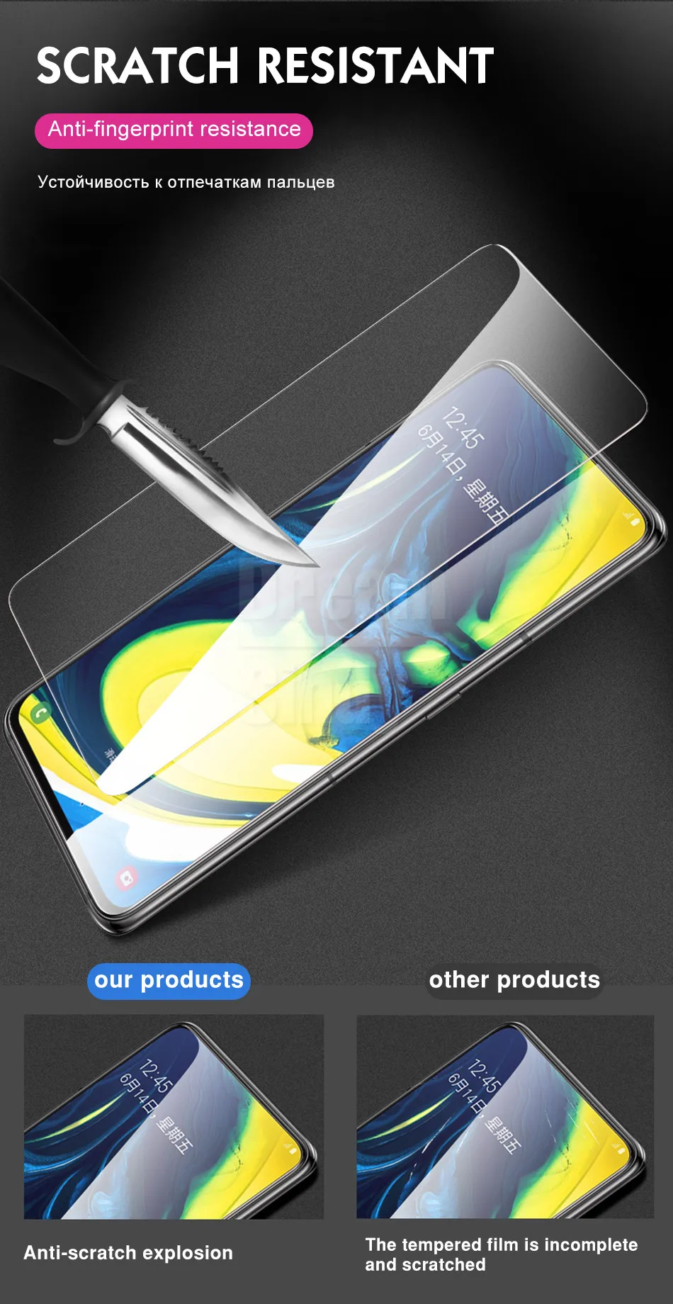 3 шт. защитный 100D гидрогель пленка для samsung Galaxy A10 A20 A30 40 A50 A60 A70 A7 A8 M10 M20 Экран пленка на весь экран