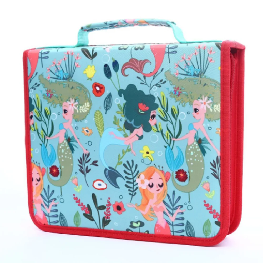 Чехол карандаш с дополнительным держателем на рукавах для акварельных цветных