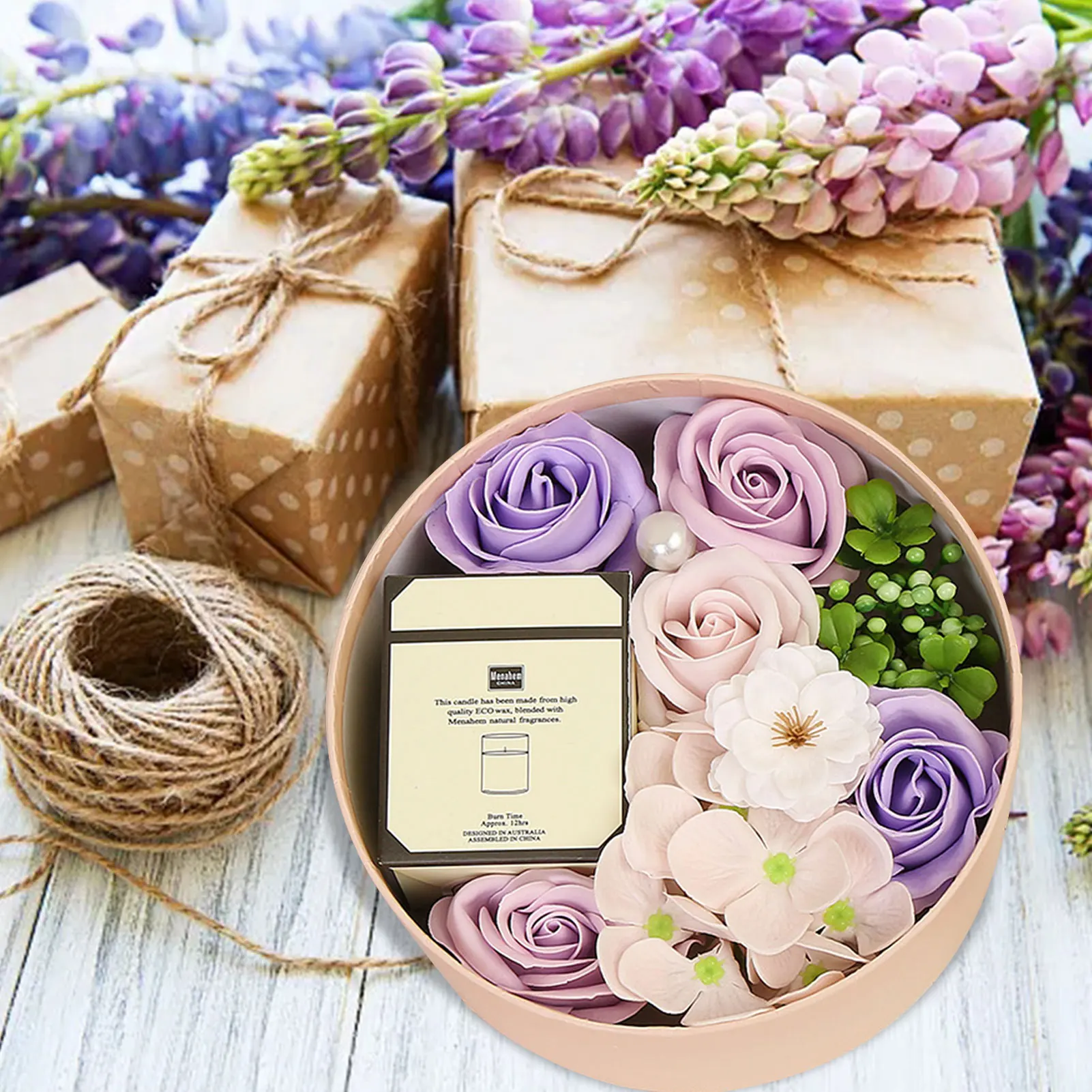 New Scented Candle Innovative Perfect Aromatherapy Soap Flower Gift Birthday Party DIY Home Wedding Decoration | Дом и сад