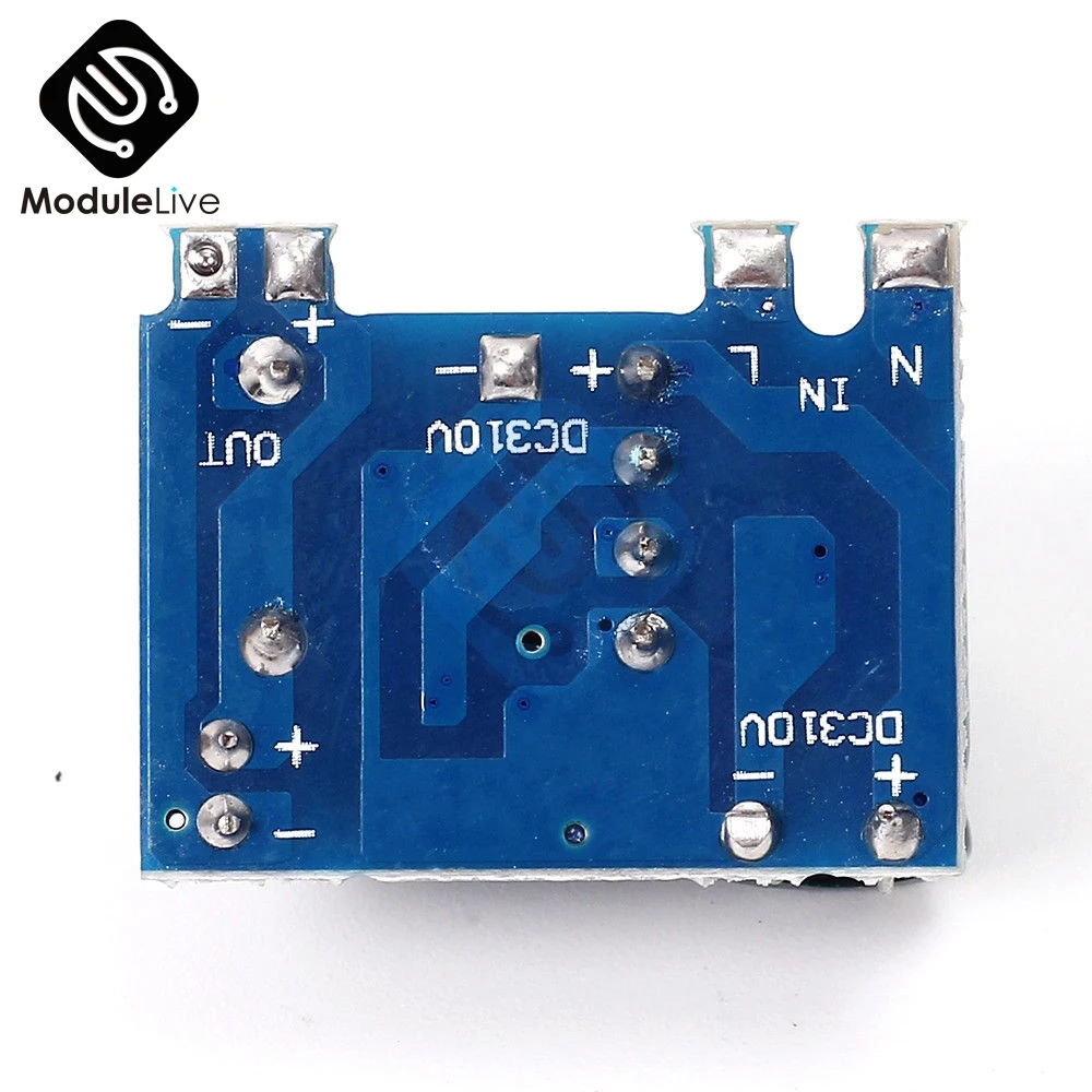 AC DC 5V 600mA блок питания 3W изолированный Переключатель 220V до понижающий модуль