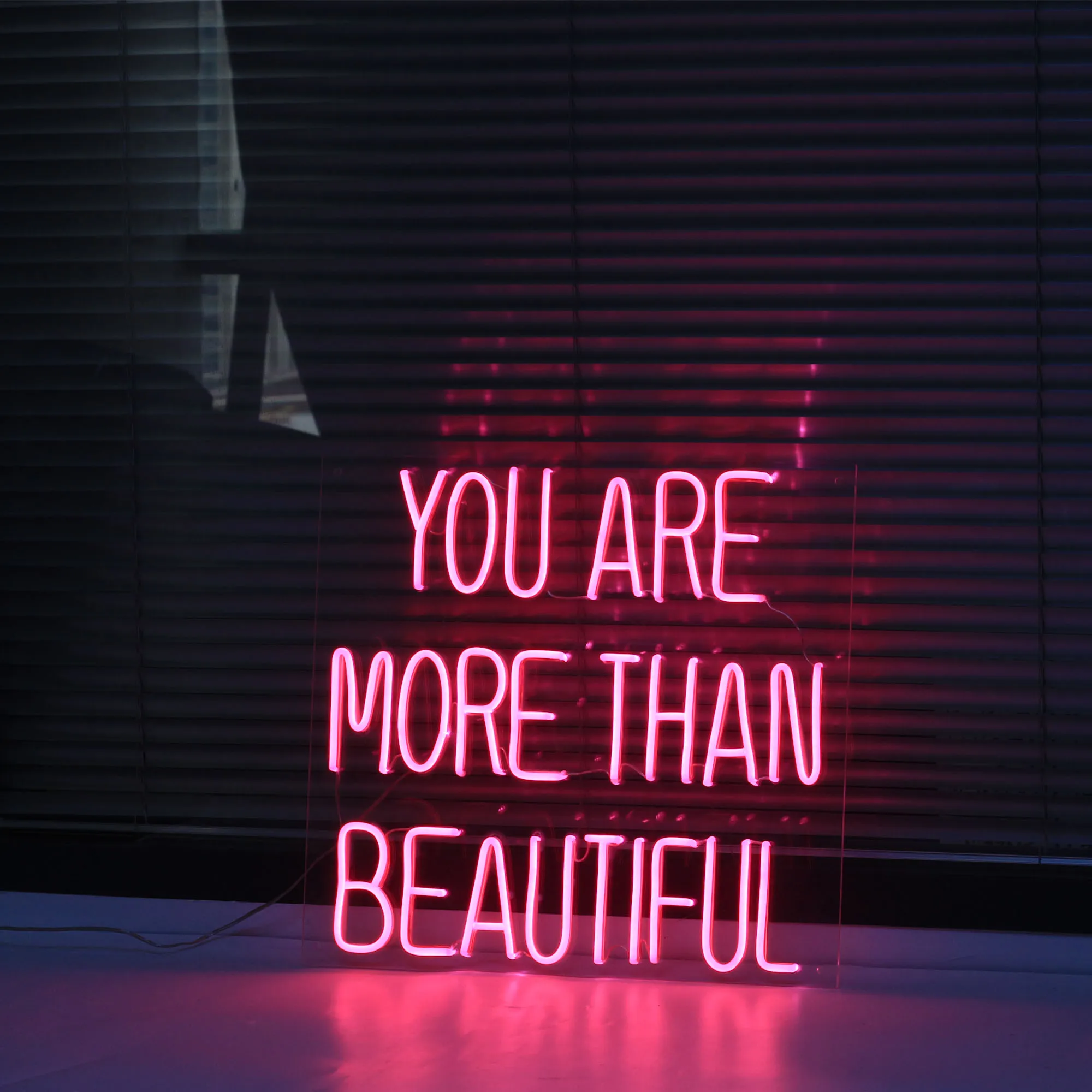 Custom Led Flex Neon Sign Art Bar Pub Club Wall Hanging Flexible Lighting for Sign decoration you are more than beautiful neon