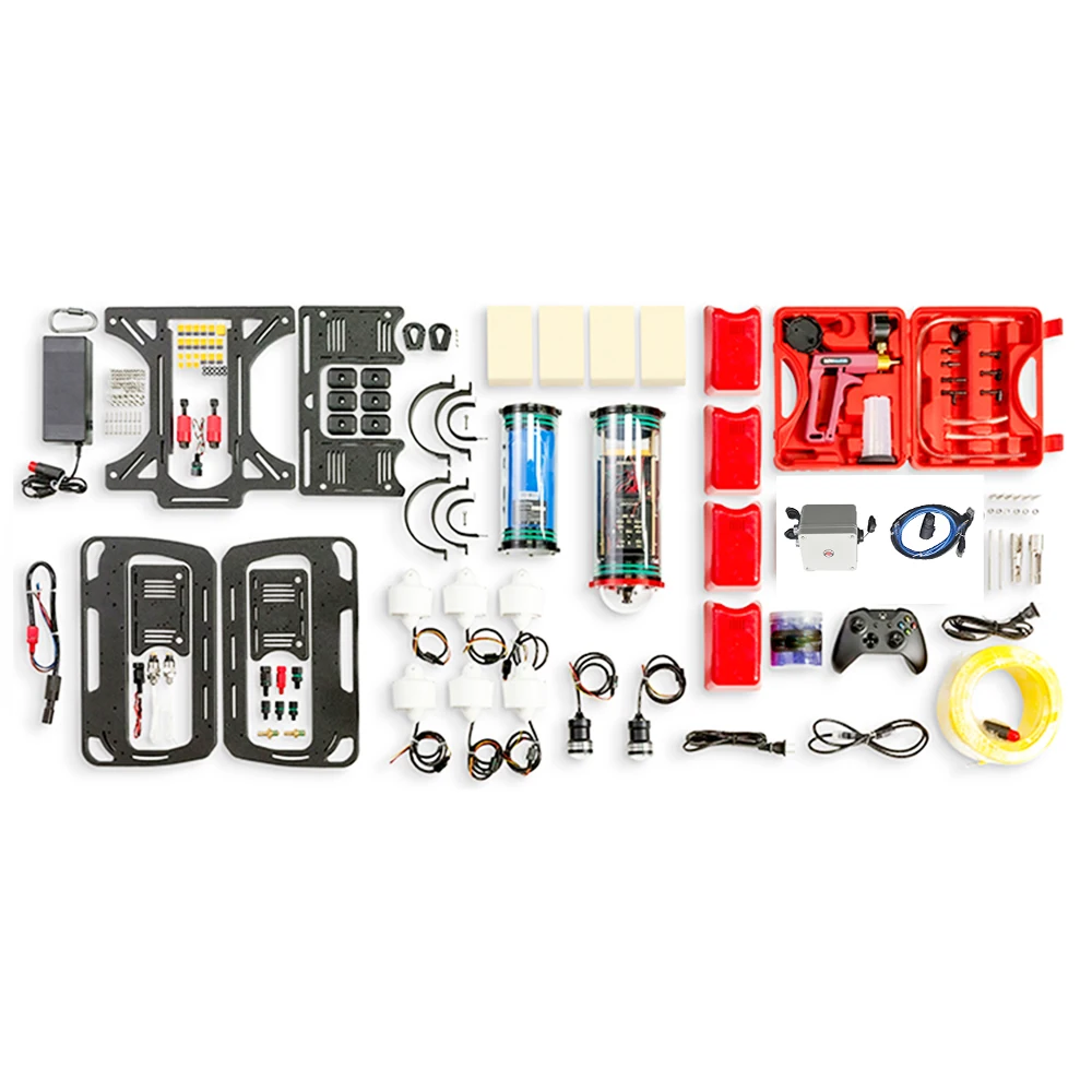Billig 150M Tiefe Openrov HDPE Rahmen ROV Volle Set Diy Kit Unterwasser Roboter Für AUV Remote Betrieben Fahrzeug Raspberry Pi Pixhawk Ardusub