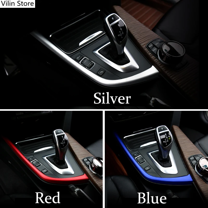 

For BMW 3 4 Series 3GT F30 F31 F32 F34 F36 316li 320li Car Accessories Control Gear Shift panel decorative strip cover trim
