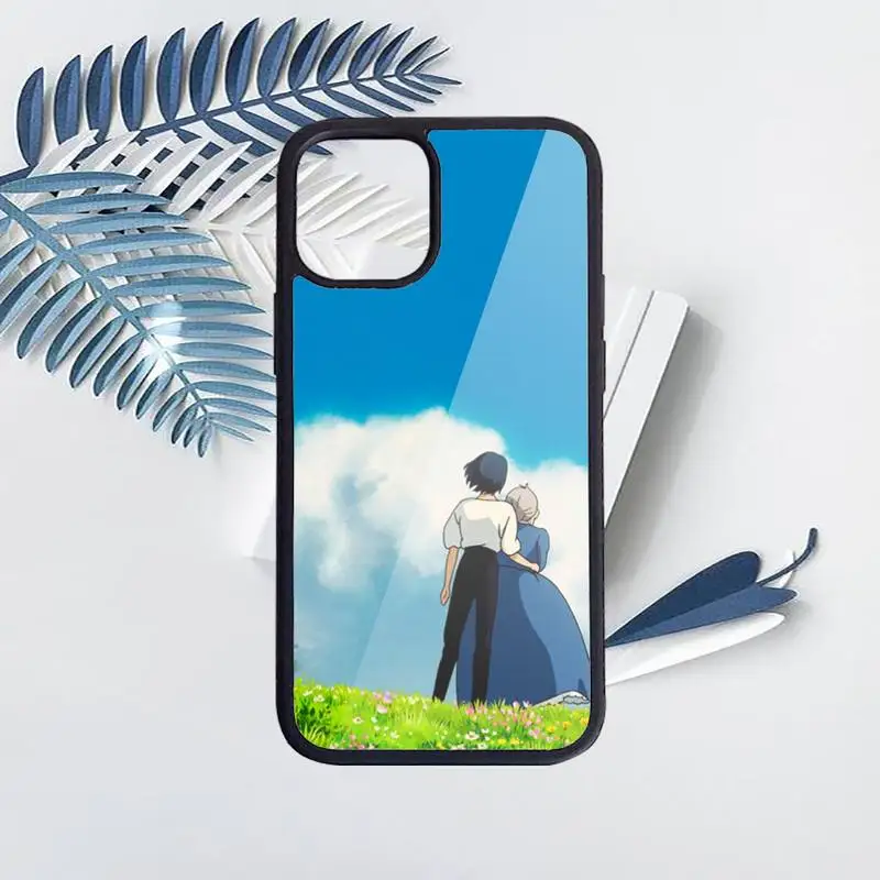 

Howls Moving Castle anime Phone Case PC for iPhone 11 12 pro XS MAX 8 7 6 6S Plus X 5S SE 2020 XR Luxury brand shell funda