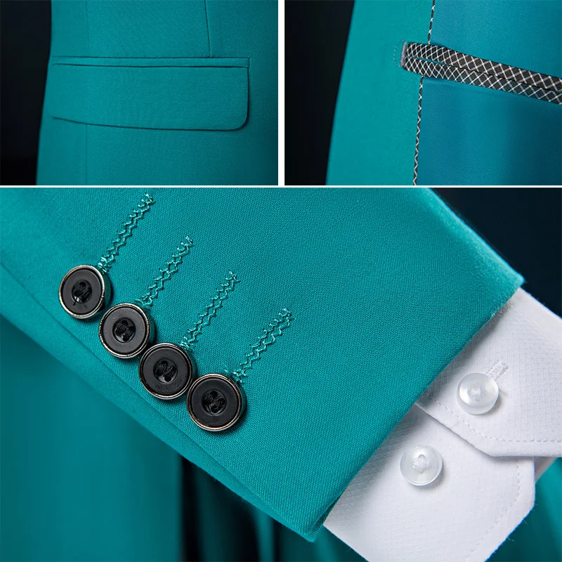 

Men Suit Jacket 2021 Mens Business Blazers Jackets Formal Office Casual Slim Fit Black Green Purple Pink Wedding Party Dress