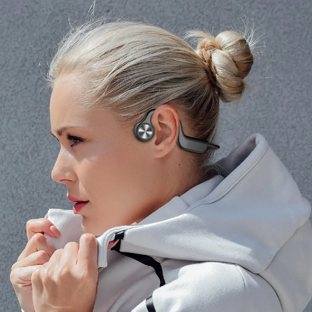 

E9 Wireless Bone Conduction Earphones AI Control Headphone Gaming Headset Sport Outdoor Handsfree Headset