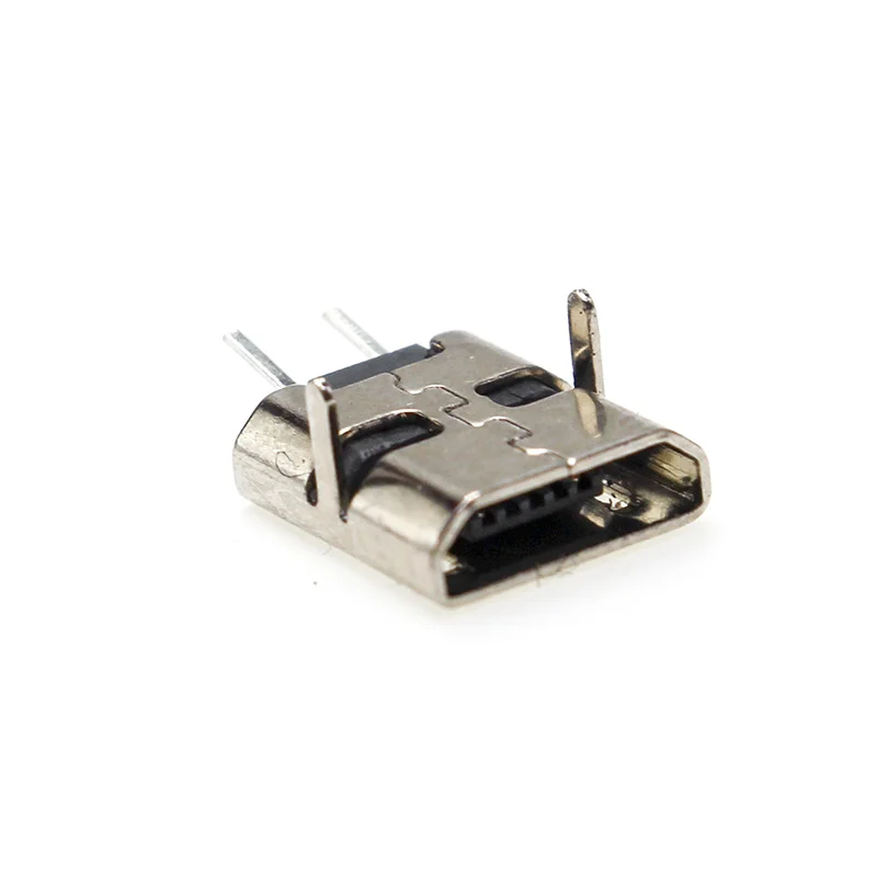 20 шт./лот USB гнездовой разъем 90 градусов DIP 2-Контактный USB-разъем пластиковый
