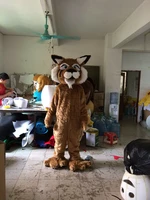 2019 long fur tiger mascot ads costume parade cartoon cosplay party dress outfit interesting funny cartoon character clothing