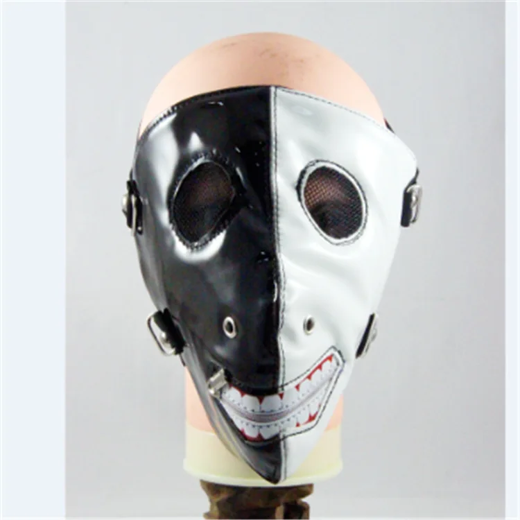 

Tokyo Ghoul Personality Mask New Punk Rock Trend Mask Show Stud Face Masks Halloween Cosplay Mask Prop