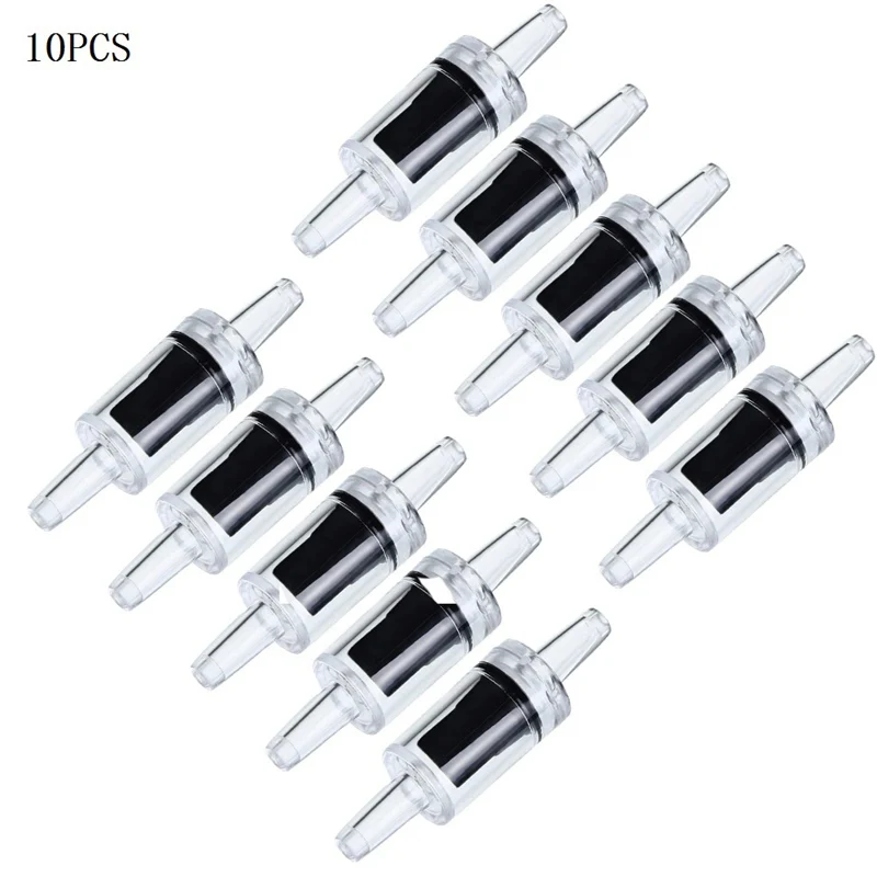 

Aquarium Acrylic Stop Valve Transparent CO2 Retention Oxygen Increasing Pump Aquarium Fish Tank Water Stop Tap 10pcs