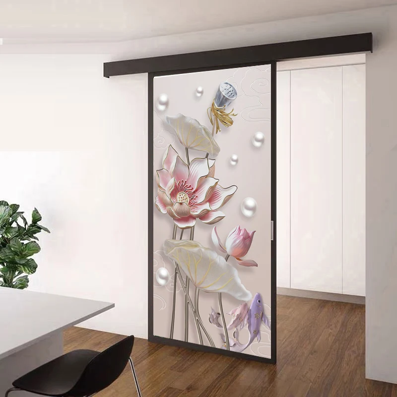 Индивидуальный размер 3D наклейка на окна стекло дверь стикер Современная