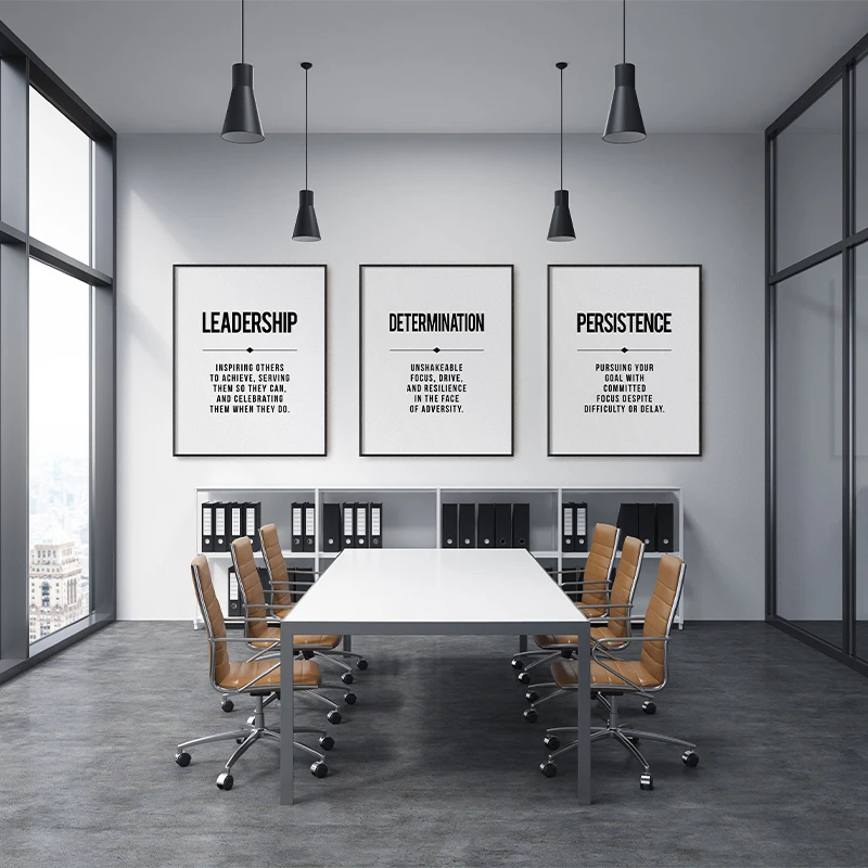 

Inspirational Quotes Posters Words Definition Wall Paintings HD Art Print Modern Mural Decor for Leadership Office Decoration